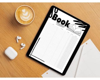 Book List Tracker Printable | Reading Log With Ratings | Digital Download