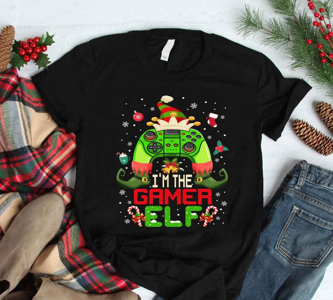 Discover I'm The Gamer Elf T-Shirt