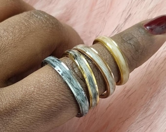 Ring  Tierhaarschmuck Gedenkschmuck mit Haaren/  mit Fell I Tierfell Erinnerungsschmuck