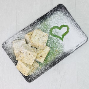 Pistachio Gourmet Marshmallows, Small Gift, Alternative Dessert