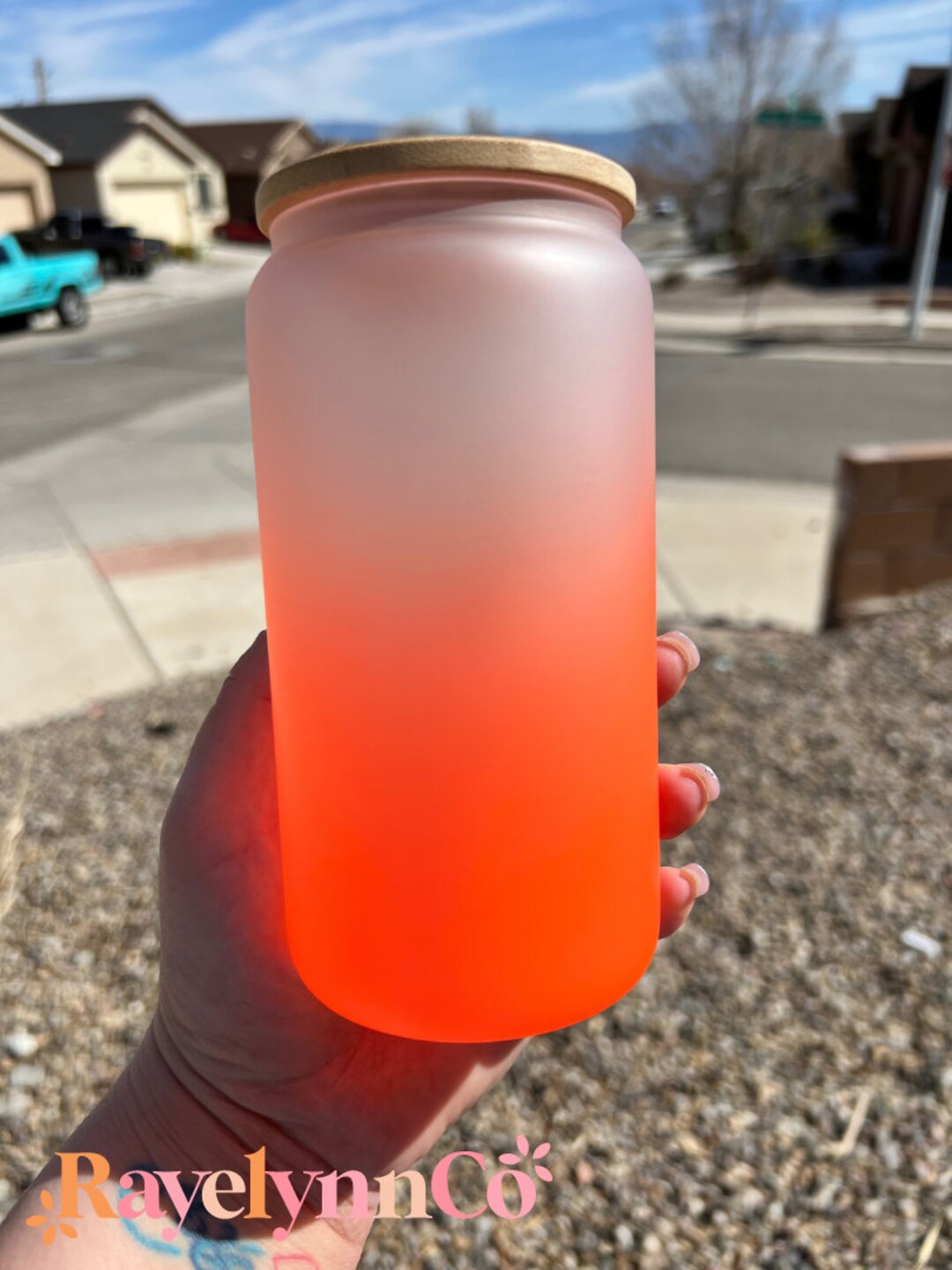 BURNT ORANGE TUMBLER Etsy