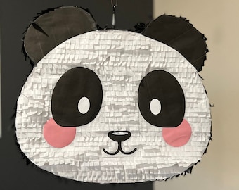 Animal Panda Bear Animal Handmade Pinata | Birthday Party Piñata Decor