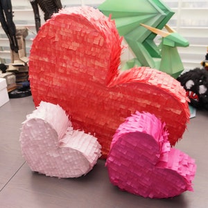 Urlaub Valentinstag Herz (Auswählen) Handgemachte Pinata | Geburtstagsparty Piñata Decor