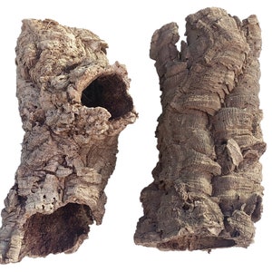 2x Korkbarkrör (30x12x12cm)