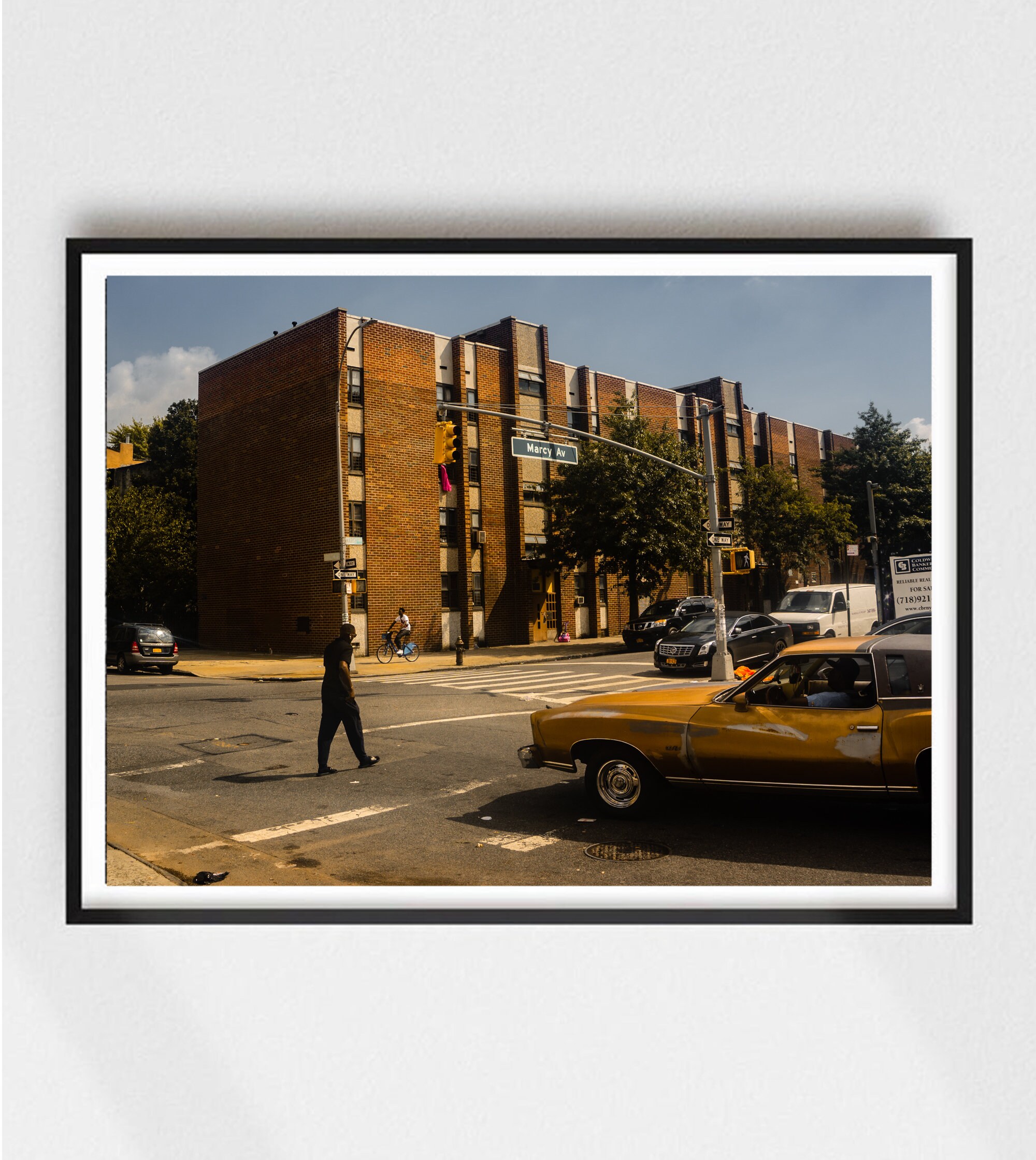Marcy Avenue, Brooklyn, Nueva York, Street Photography, Wall Print, A4