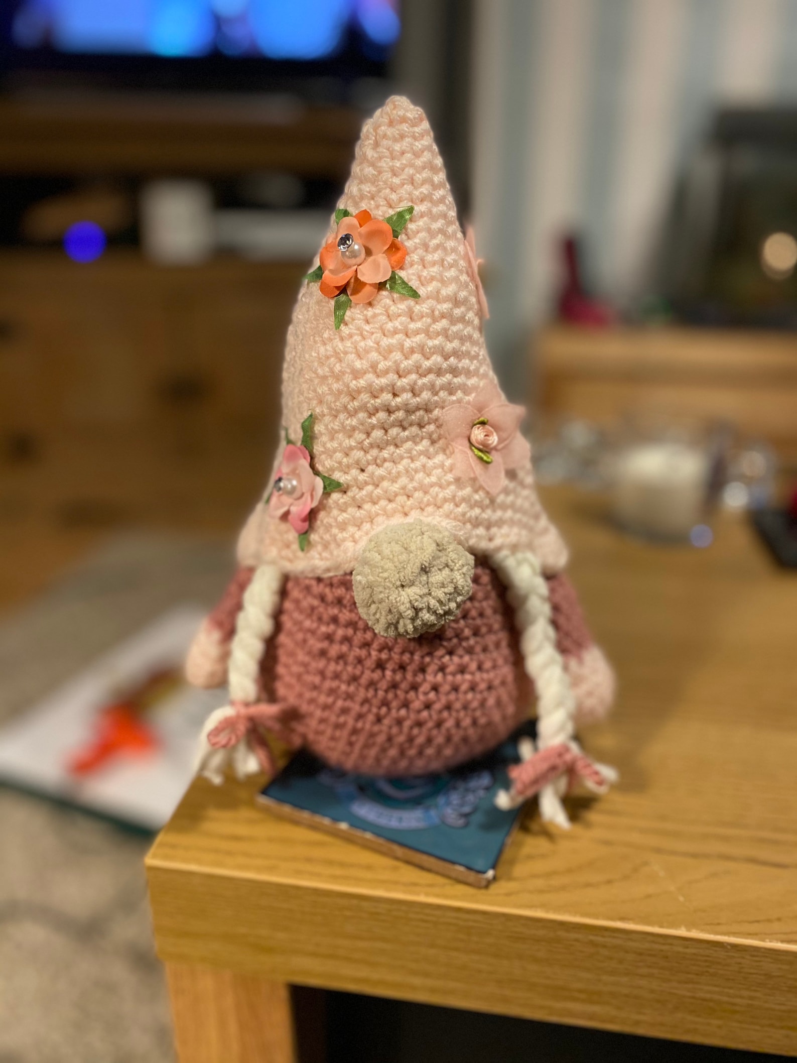 Summer Floral Gonk Summer Gnome Crocheted Gnome Etsy