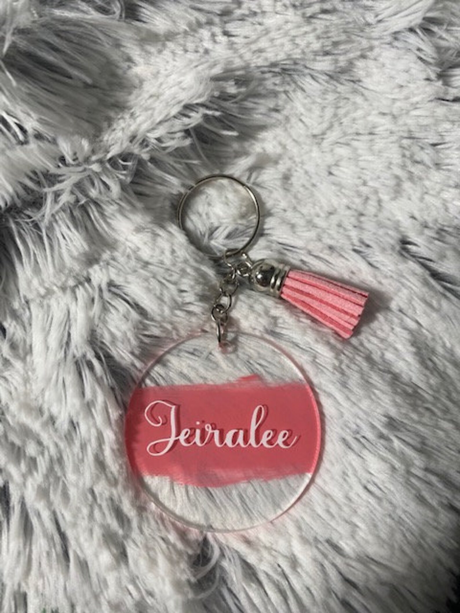 Personalized Acrylic Keychain Etsy