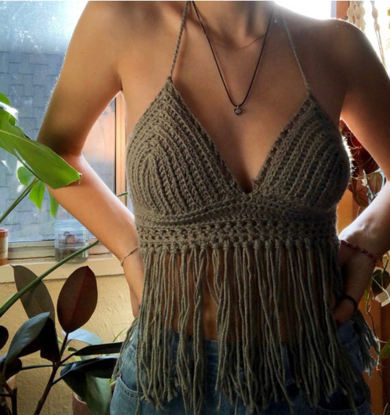 Fringe Crochet Top Pattern PATTERN ONLY Etsy