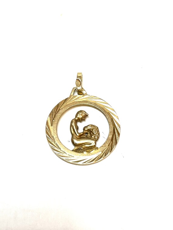 14k golden constellation pendant in the shape of … - image 3