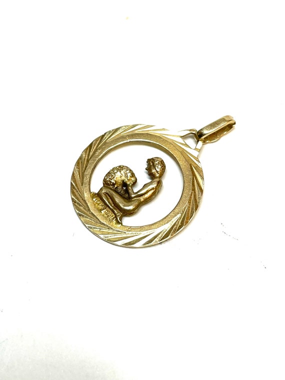 14k golden constellation pendant in the shape of … - image 6