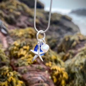 Mermaids Trinket Sea Glass Necklace