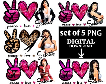 SET Selena Quintanilla PNG sublimation Digital Download Selena La Leyenda SET Selena Quintanilla PNG sublimation Digital Download Selena La Leyenda