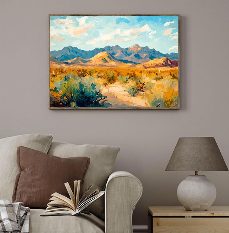 New Mexico Landscape Art Print: Mount Taylor Southwestern Desert ...