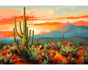 Pinto Mountain California Wall Art Print | California Landscape Nature Décor | Mountain Desert Home Art