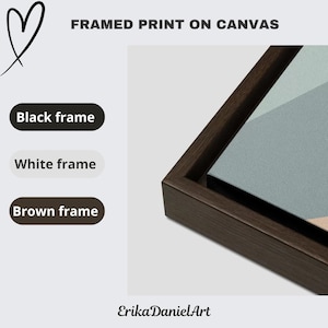 Framed Canvas for Any Print of Your Choice