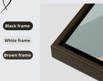 Framed Canvas for Any Print of Your Choice