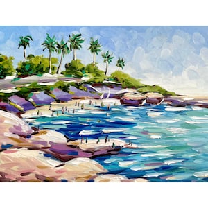 San Diego Print from Oil Painting Southern California Landscape Art San Diego Wall Art San Diego Gifts La Jolla Cove Art Coastal Large Print