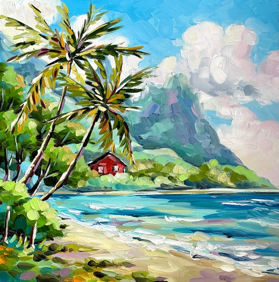 Kauai Painting Hawaii Wall Art Print From Original Oil Painting