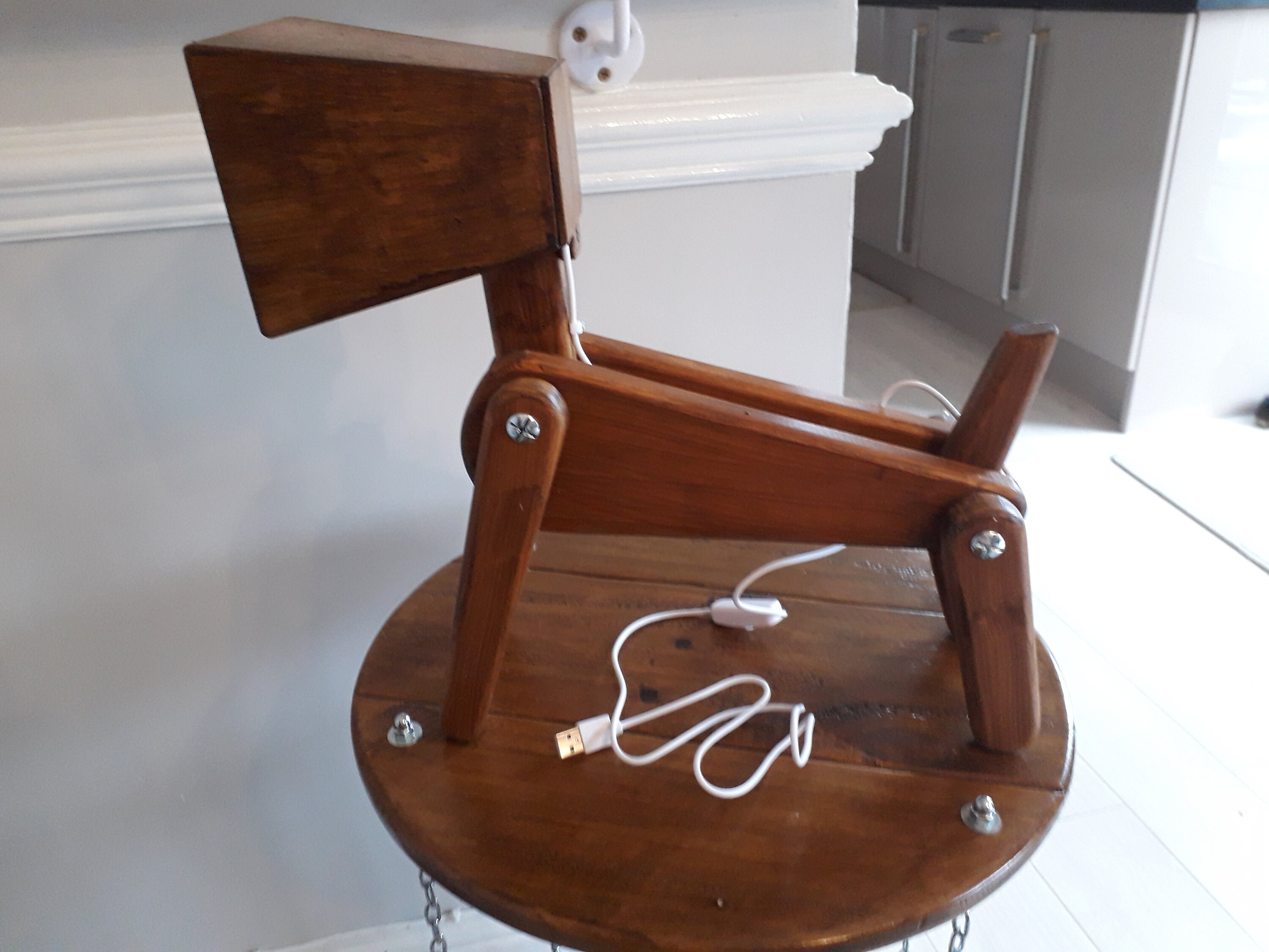 Hermosa lámpara de perro única ajustable todas las partes se Etsy