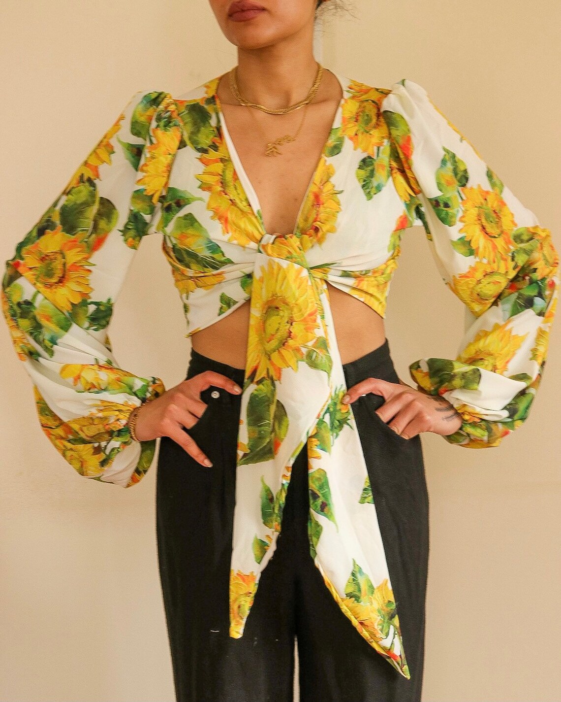 sunflower blouse womens