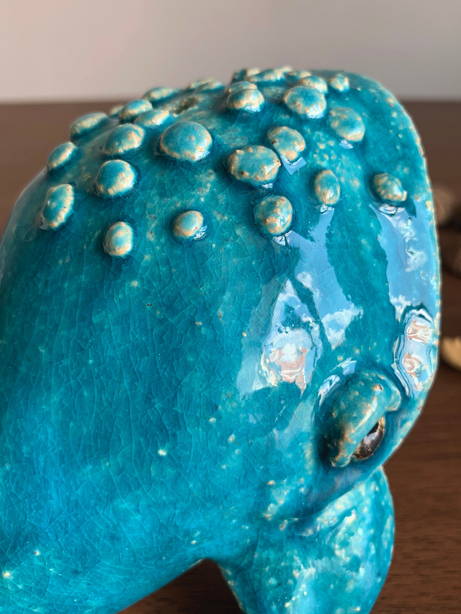 Sculpture of Blue Ceramic Whale a Figure of a Large Fish for Etsy