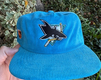 Vintage 90's Front Row San Jose Sharks NHL Logo Snapback Hat - Etsy