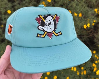 Vintage Style Anaheim Mighty Ducks Hat -teal Mint Turquoise