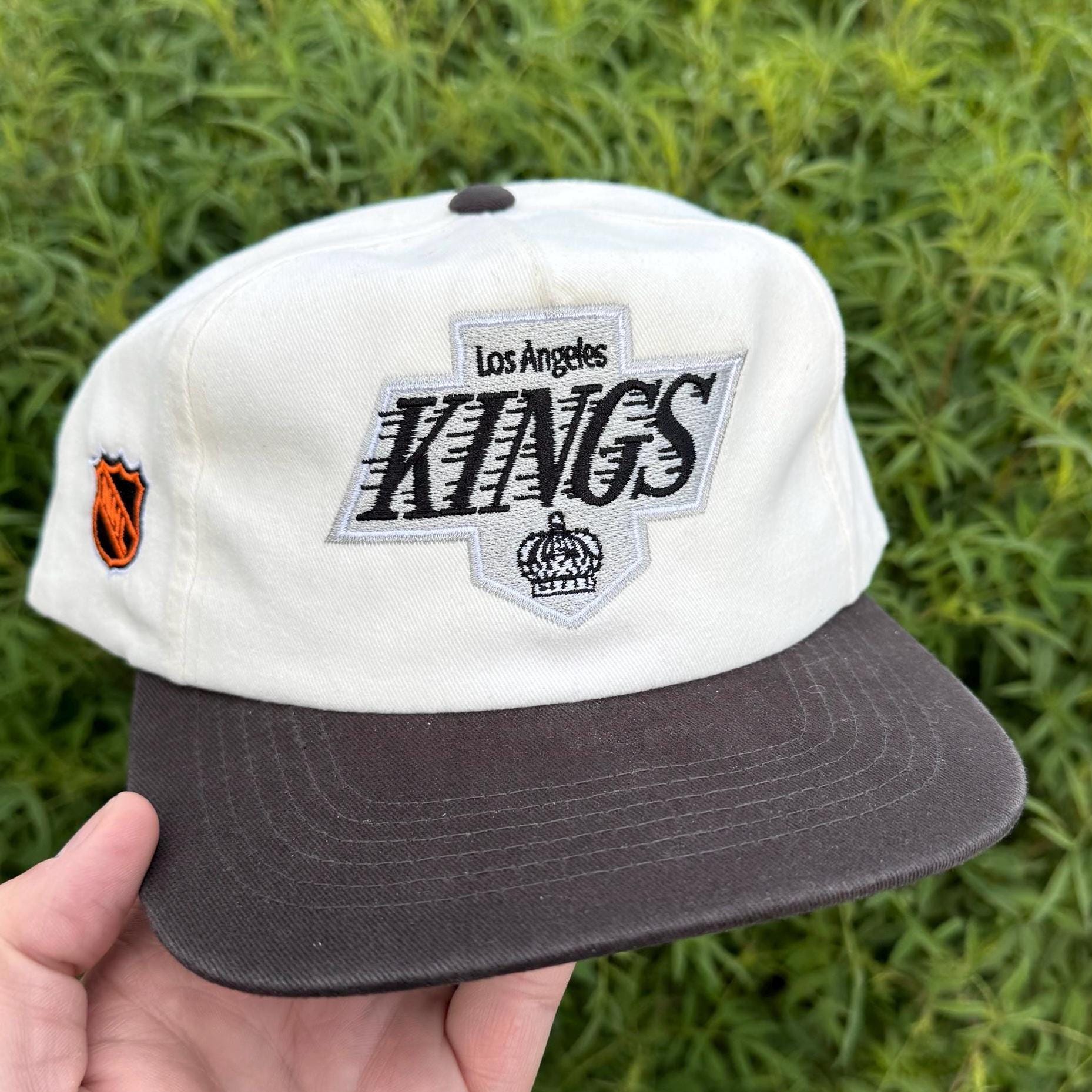 90s Zubaz Los Angeles KINGS ゼブラ柄 usa製cap メンズ 90s Zubaz Los