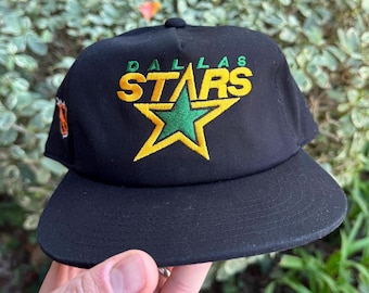 Vintage Style Dallas Stars Hat Black - Hockey - similar to Starter and Sports Specialties 90’s retro SnapBack NHL