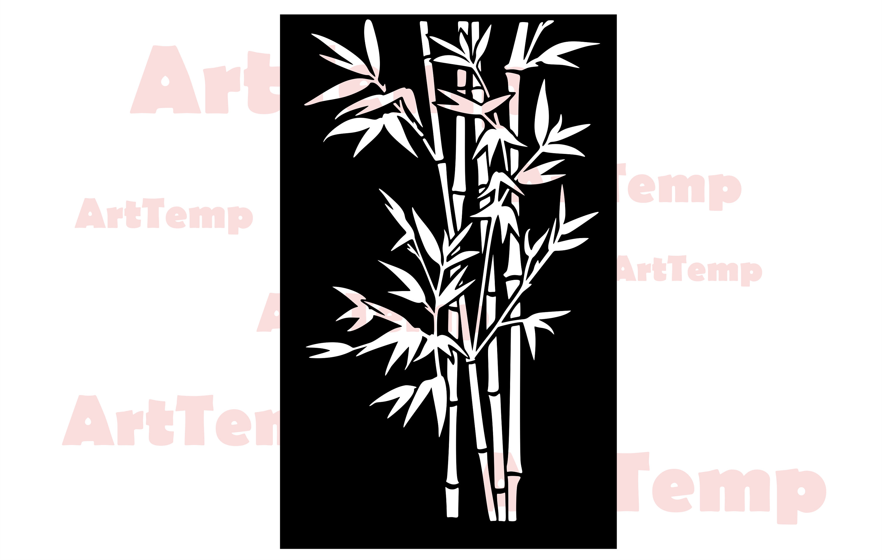 Bamboo Panel Svg Tree Privacy Screen Cut File Svg for Etsy UK