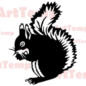 scoiattolo svg,scoiattolo Clipart SVG,file di taglio svg per cricut, dxf per cnc laser, plasma, modello taglio carta,fauna selvatica clipart vettoriale parete in legno arte