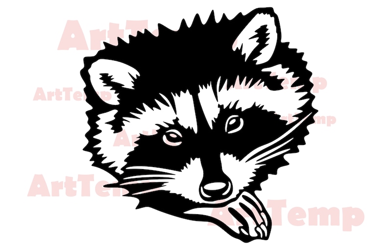 Download Clip Art Dxf For Laser Cnc Plasma Papercut Template Raccoon Clipart Svg Cut File Svg For Cricut Raccoon Svg Wildlife Clipart Vector Wood Wall Art Art Collectibles