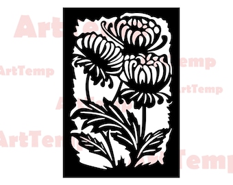 Clip Art Wisteria SVG svg for cricut dxf for laser cnc clipart vector ...