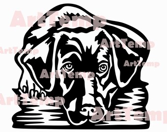 Labrador SVG: Dog Cut File for Cricut, CNC (Digital Download)