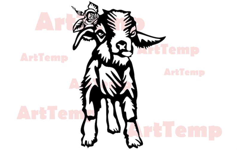 Download Goat Svg Svg For Cricut Baby Goat Svg Cute Animal Dxf Cut File Farm Clipart Vector Wood Wall Art Vinyl Farm Life Svg Dxf For Laser Cnc Clip Art Art Collectibles