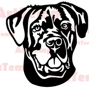 Cane Corso SVG, Dog dxf fichier découpé, animal de compagnie pour cricut, dxf pour laser cnc, gabarit, clipart, Silhouettes dxf, vecteur chien, chien png, plasma