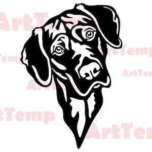 Ungarisches Vizsla SVG, Hund Dxf Schnittdatei, Haustier svg für Cricut, Dxf für Laser cnc, Vizsla Clipart, Silhouetten dxf, Vektor Hund, Hunde Shirt Design
