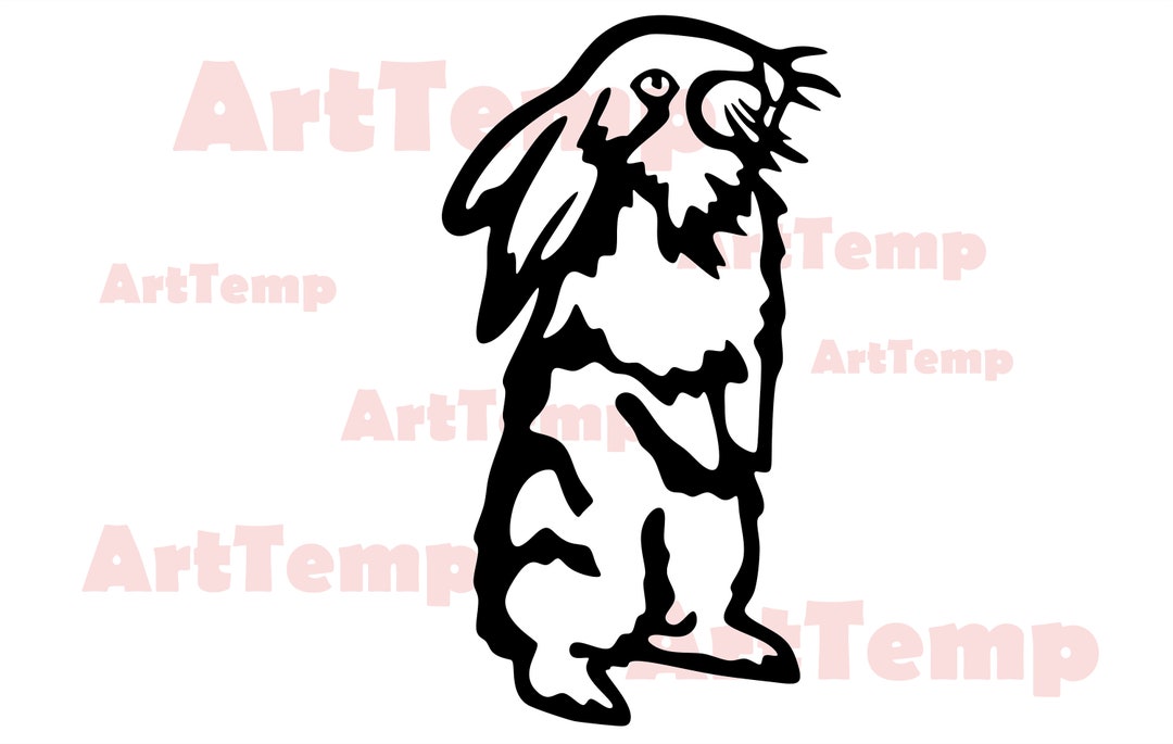 Cool Rabbit Svg Rabbit Svg, Cute Bunny Svg, Cut File Svg for Cricut, Dxf for Laser Cnc ...