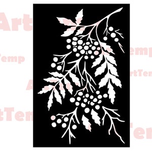 Rowan Panel SVG, Tree Privacy Screen Cut Datei, SVG für Cricut, dxf für Laser CNC, Plasma, Papercut Template, Clipart Vektor Holz Wandkunst