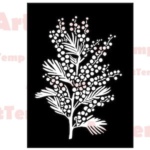 Clip Art Wisteria SVG svg for cricut dxf for laser cnc clipart vector ...