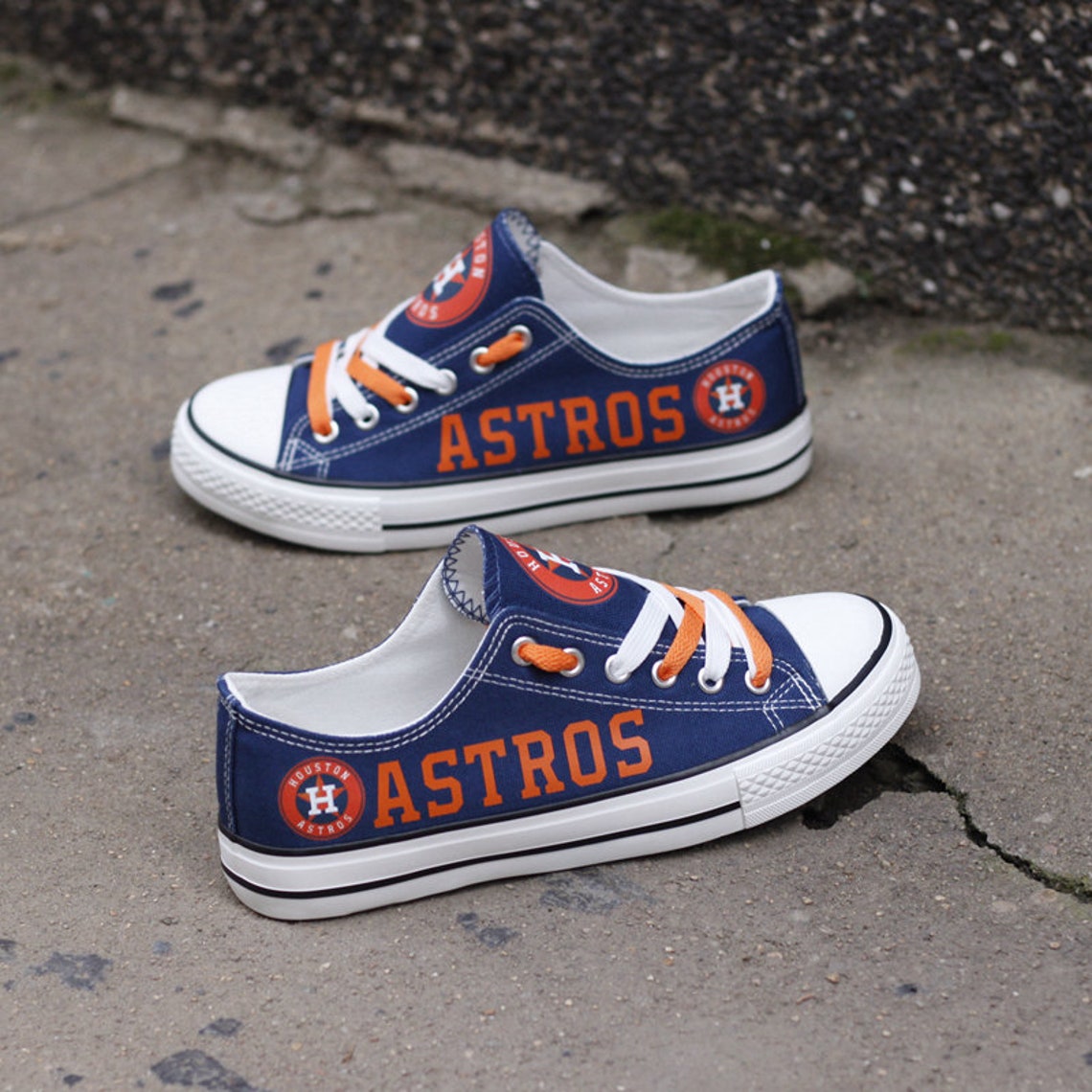 Houston Astros Low Top Shoes 01 Fashion Men Women Unisex