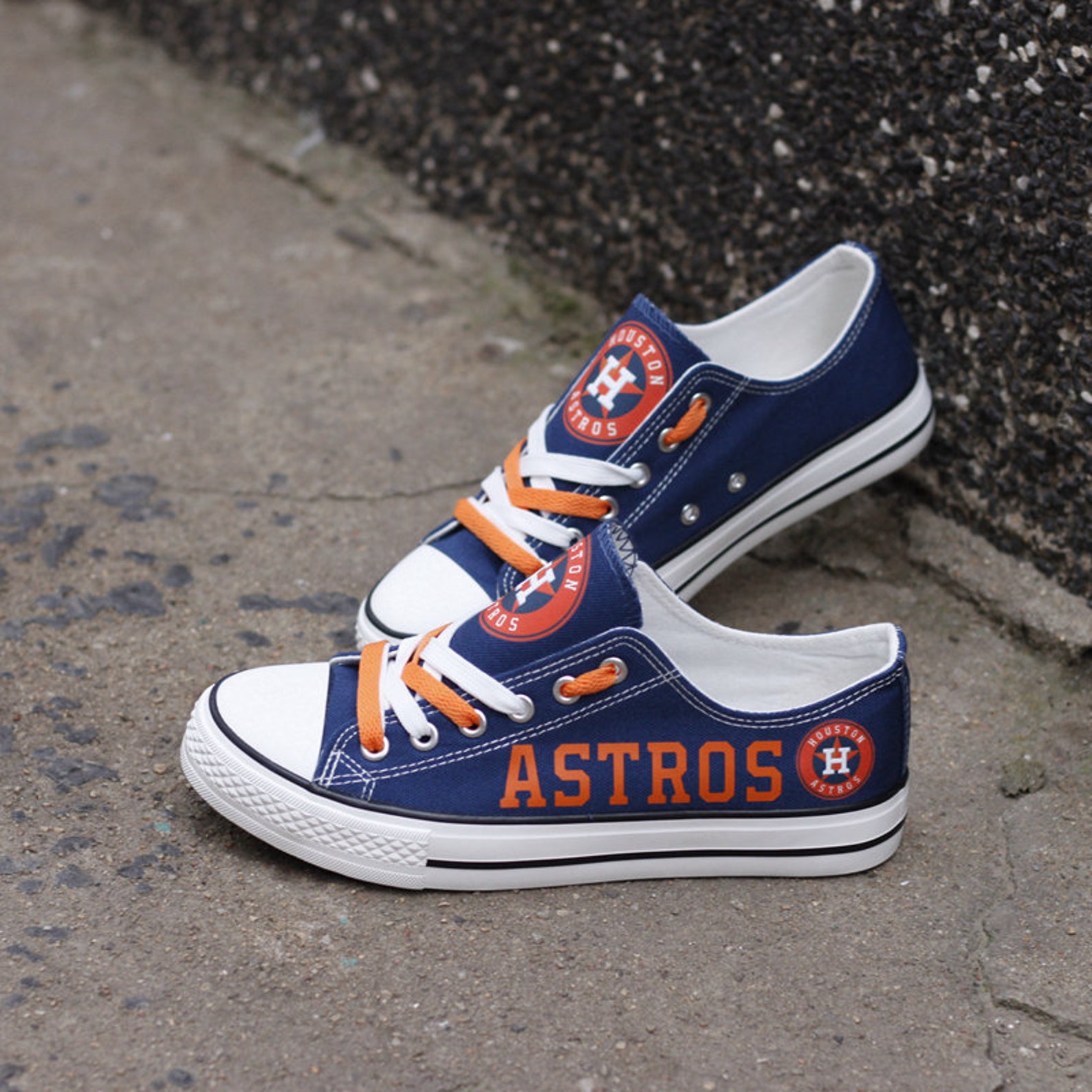 Houston Astros Low Top Shoes 01 Fashion Men Women Unisex