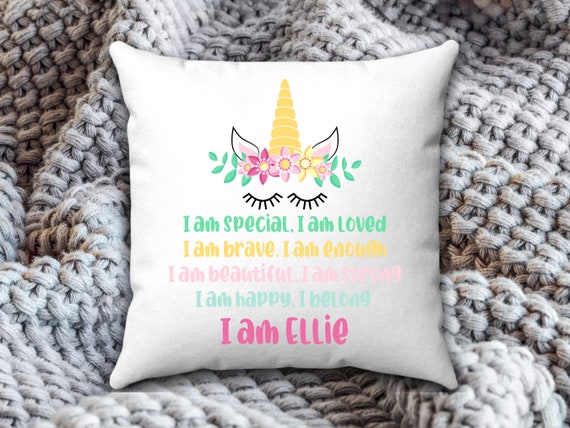 Personalised girls cushion discount