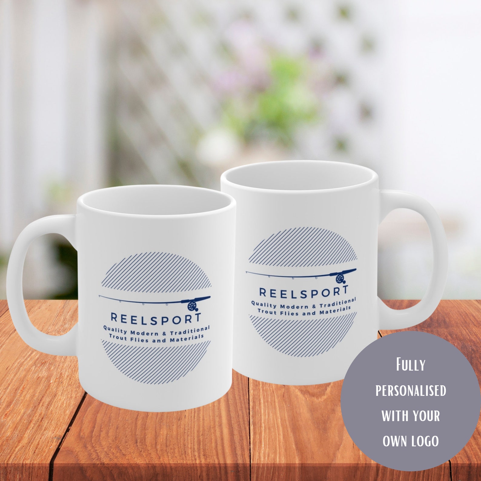 Business Logo Mug Personalised Business Logo Coffee Cup With Etsy UK