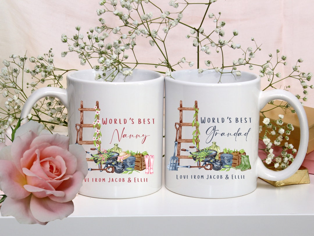 Nanny and Grandad Gift Worlds Best Grandad Grandma Nana Etsy UK