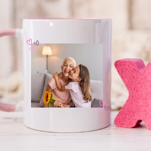 Personalised Nanny mug, Photo mug, Gift for Grandma, Birthday gift from Grandchildren, Mothers Day Gift, Nanny coffee cup, Grandkids bild 4