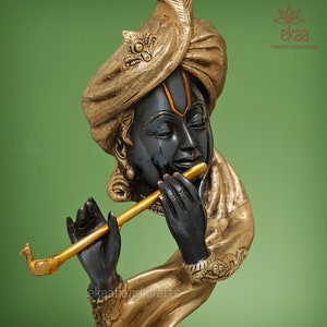 Krishna Statue in Brass 51CM Big Large Size Modern Krishna - Etsy