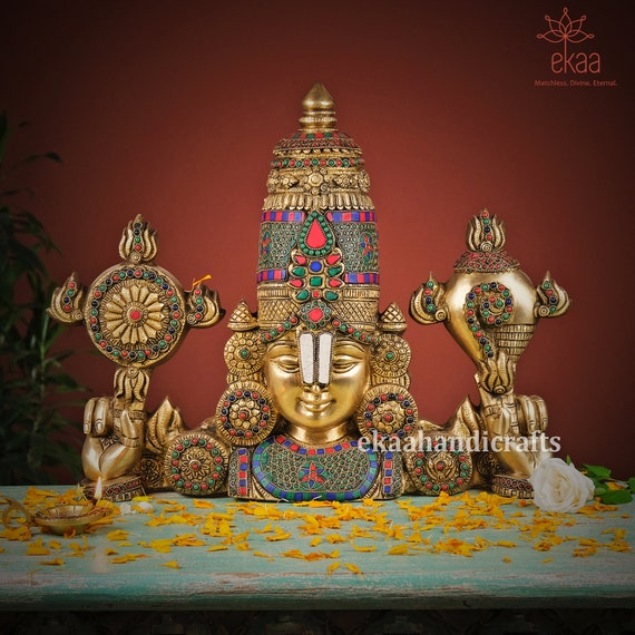 Buy Tirupati Balaji in Brass Big Size Balaji 15 Inch Bust Lord Online in India - Etsy Buy Tirupati Balaji in Brass Big Size Balaji 15 Inch Bust Lord Online in India - Etsy