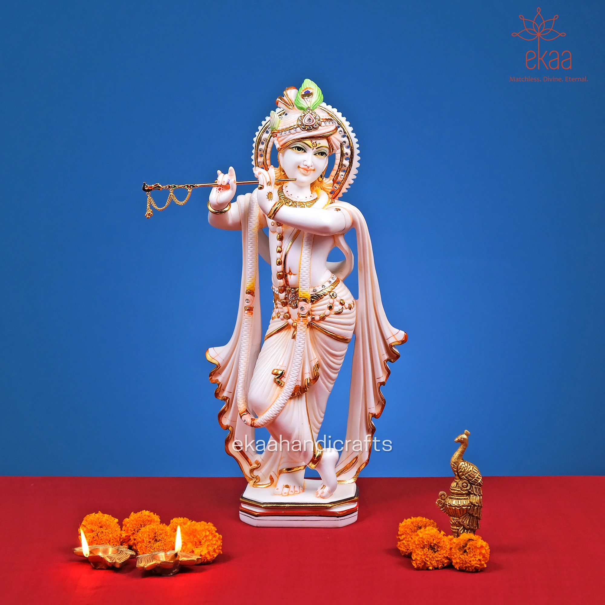 Krishna Statue 43CM Big Large Size Lord Krishna Idol Krishn - Etsy Finland Krishna Statue 43CM Big Large Size Lord Krishna Idol Krishn - Etsy Finland