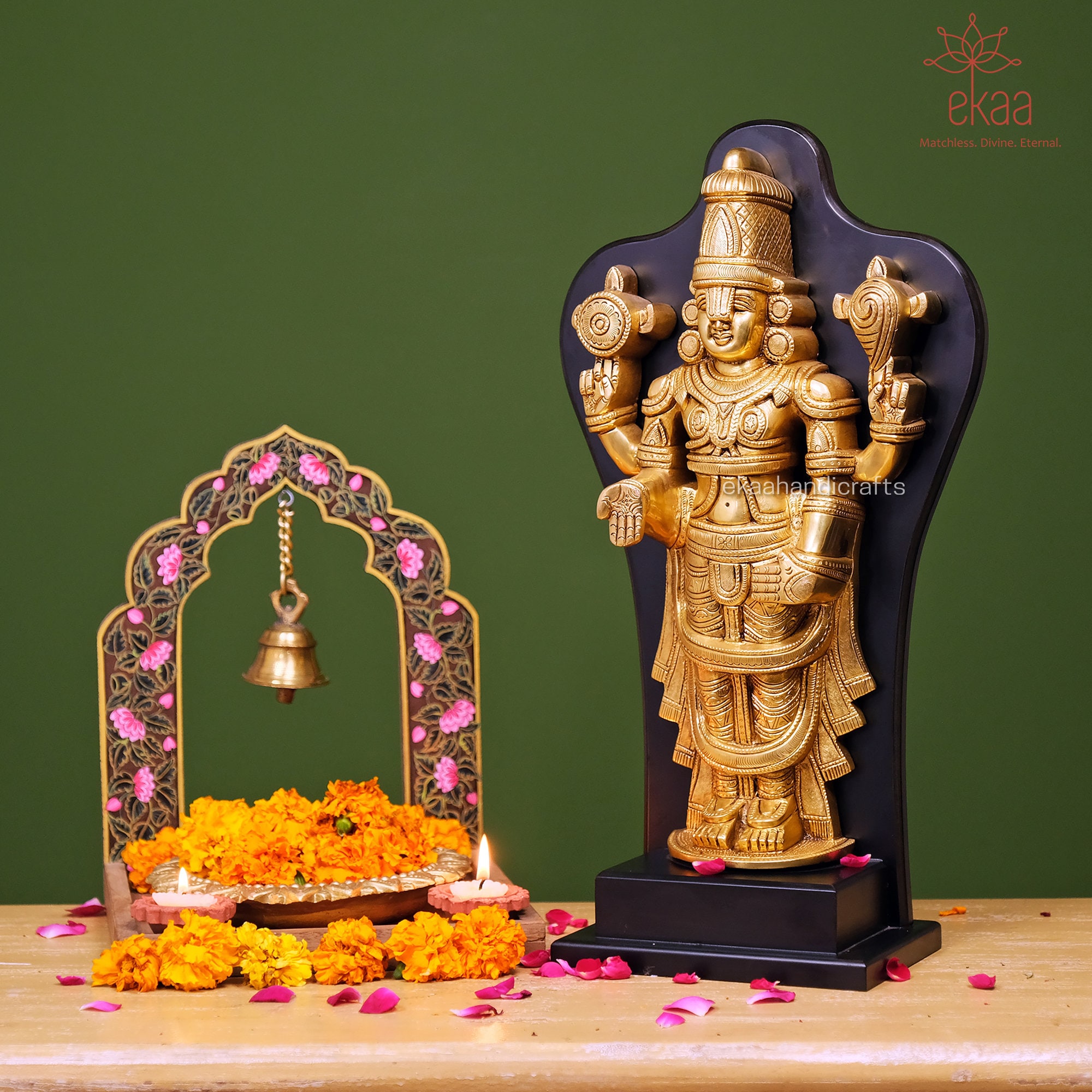 Statues Home Décor Brass Balaji Statue Indian God Statues Tirupati